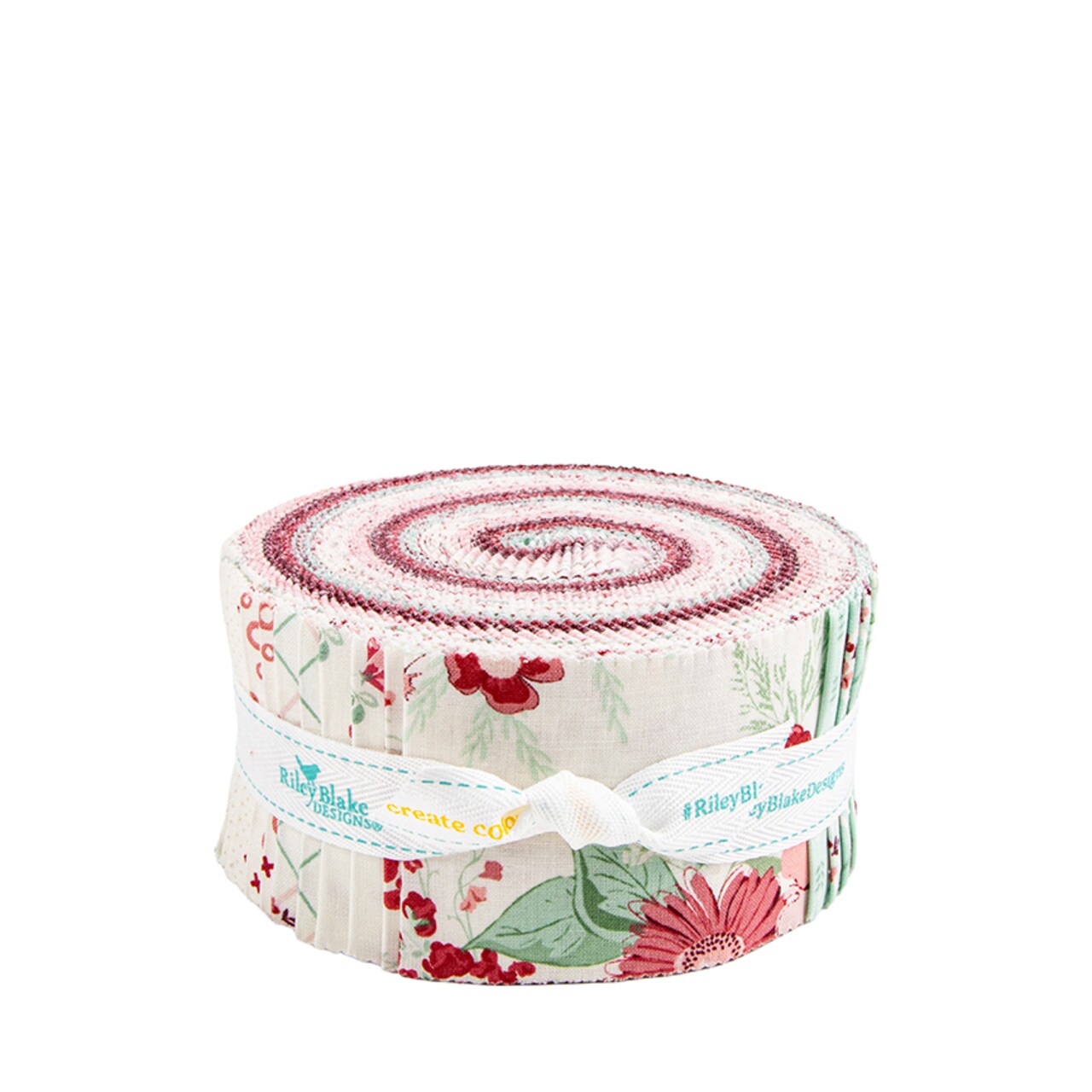 Love You Always 2.5" Strip Roll (Jelly Roll / Rolie Polie) by Sandy Gervais for Riley Blake (RP-16870-40)